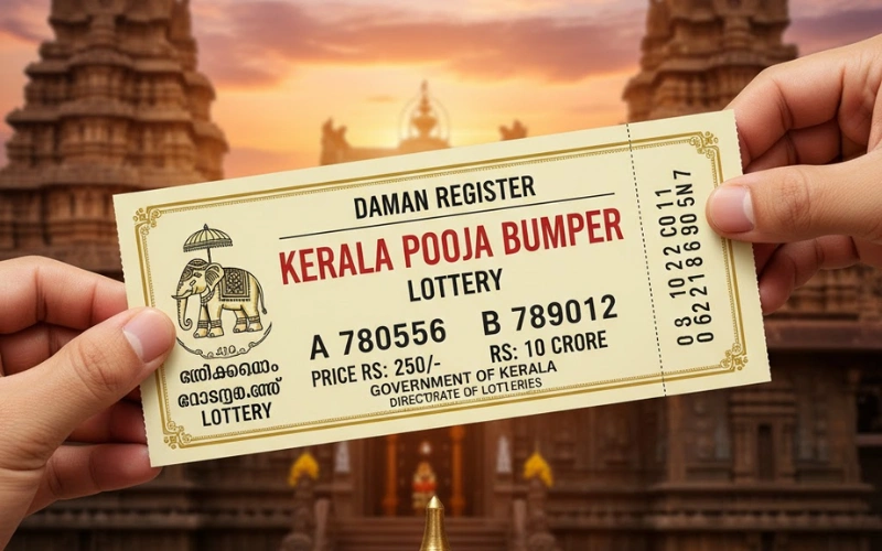 Daman Register kerala pooja bumper lottery featured image